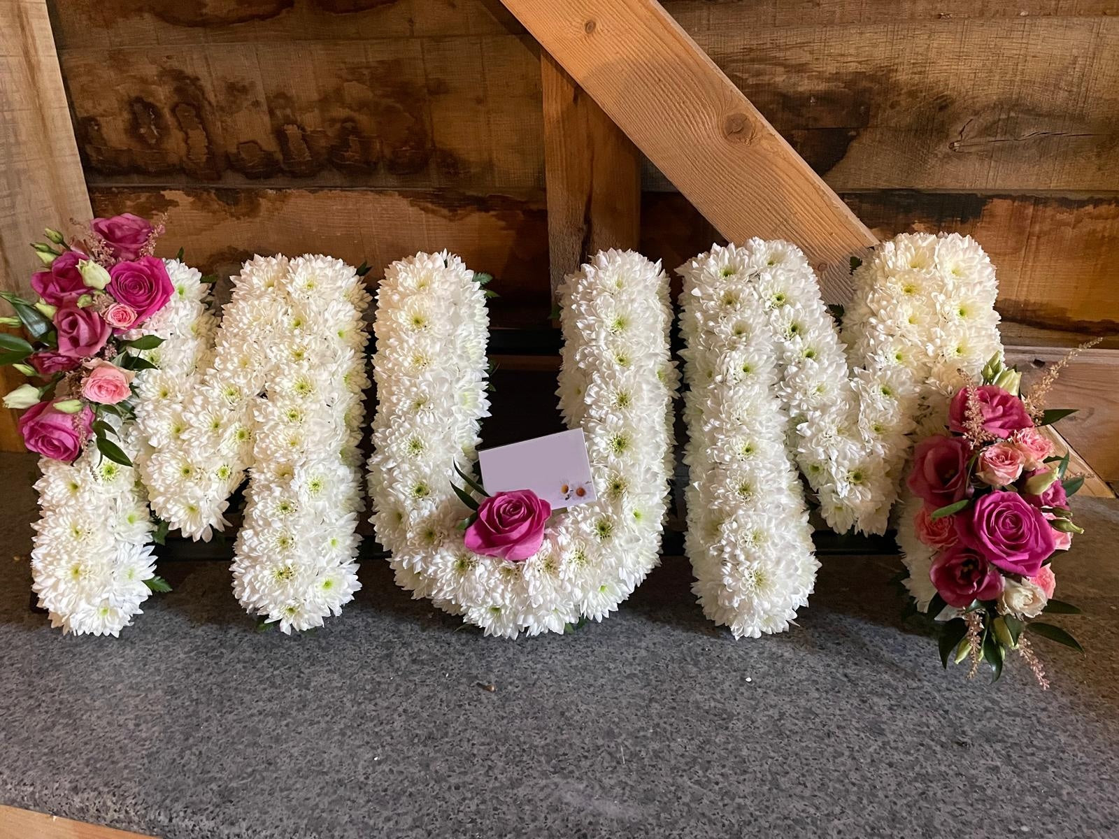 Floral Letter Tribute (From £50)