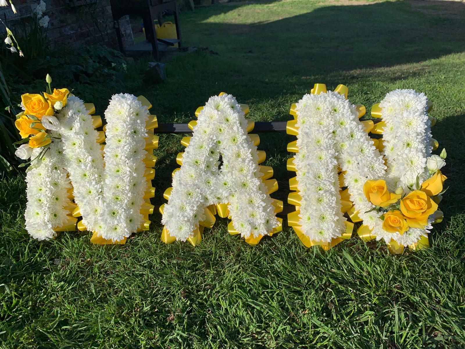 Floral Letter Tribute (From £50)