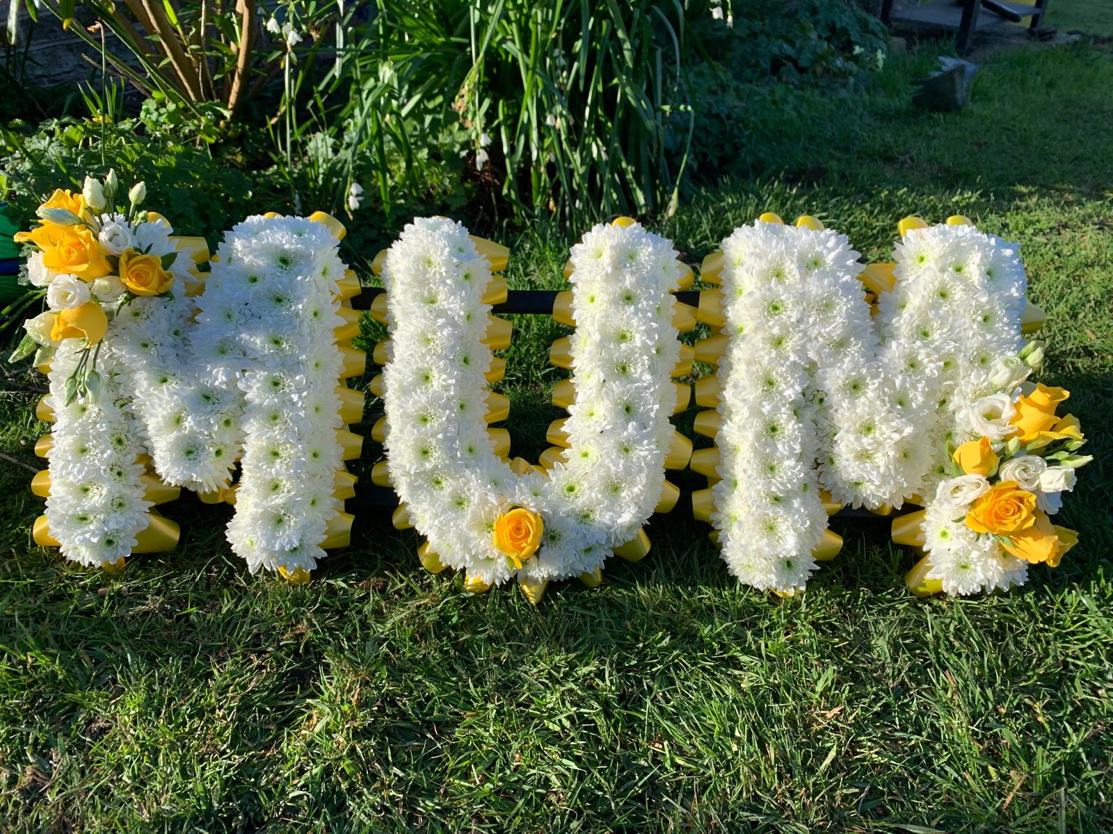 Floral Letter Tribute (From £50)